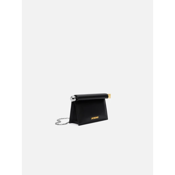 black Jacquemus clutch