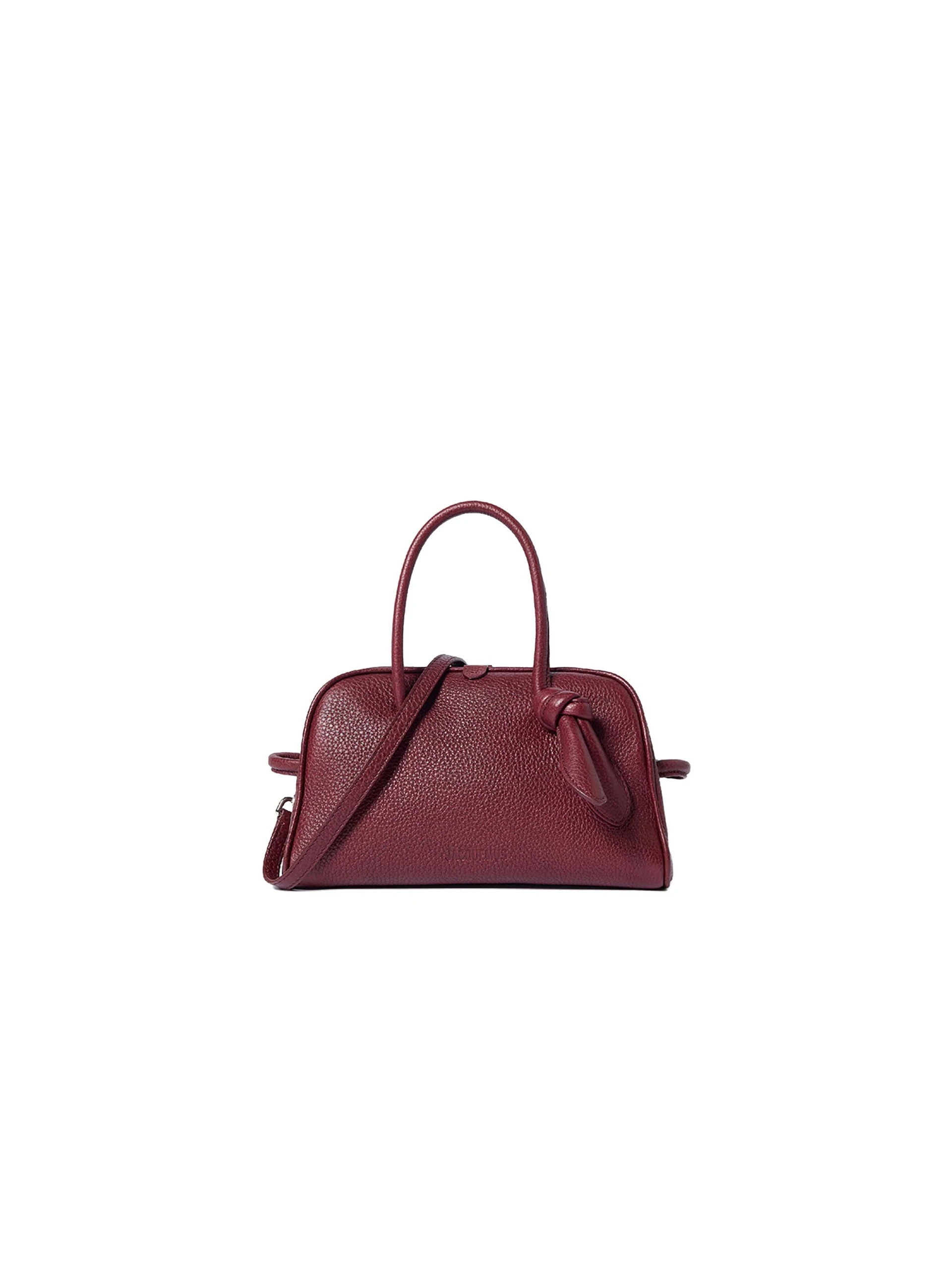 Jacquemus-The-Small-Turismo-Bag-in-Burgundy-coveti-white Jacquemus Small Turismo Bag
