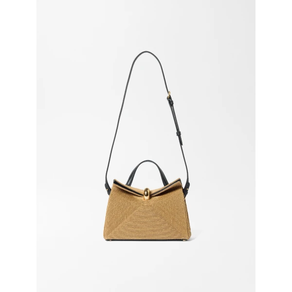 beige shoulder bag