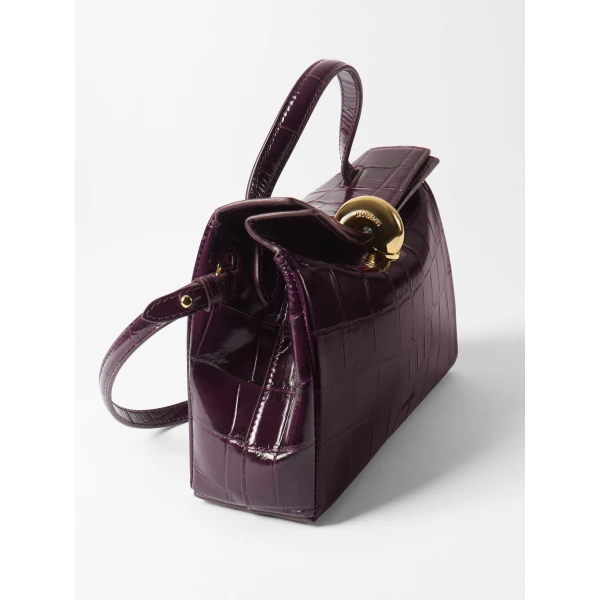 calf leather shoulder bag