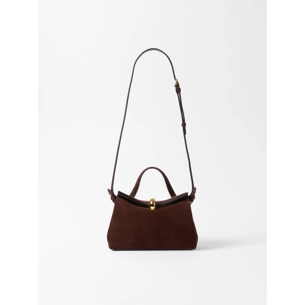 goat leather shoulder bag
