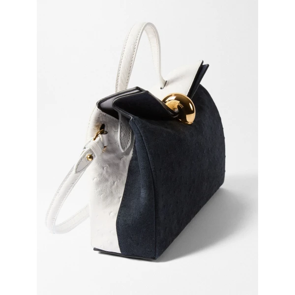 calf leather shoulder bag