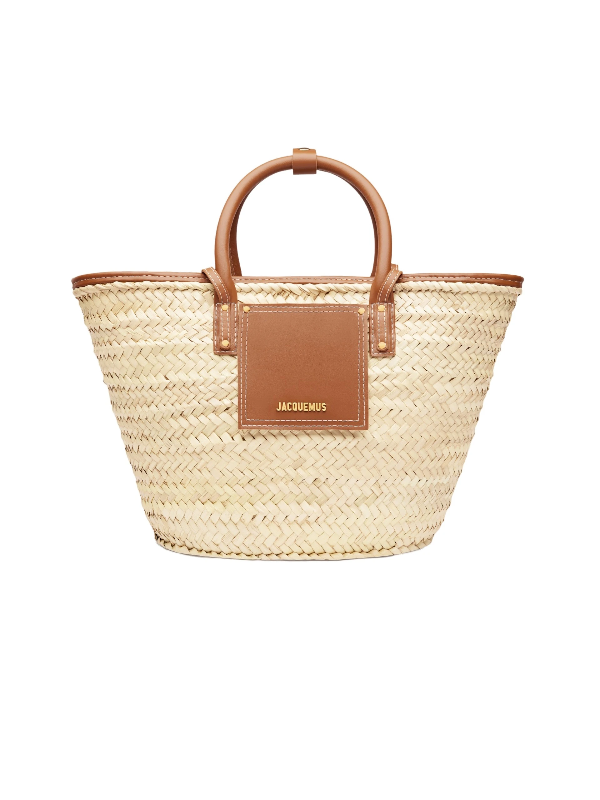 Jacquemus-The-Soli-Basket-in-Light-Brown-coveti-white-1 Jacquemus Soli Basket tote bag