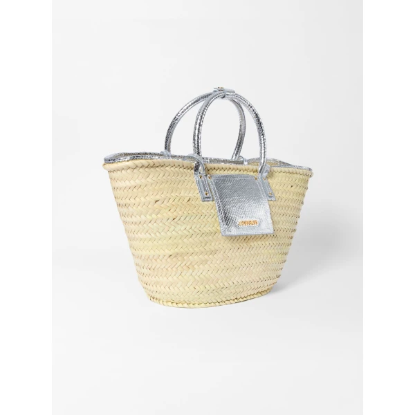 silver Jacquemus tote bag