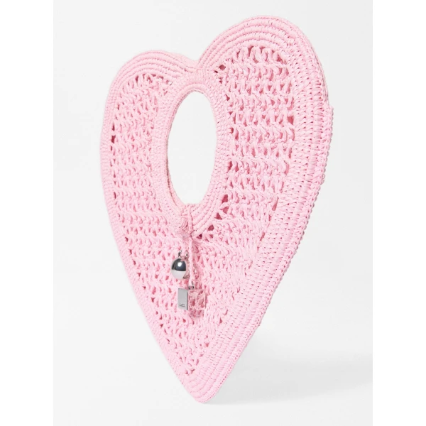 pink shoulder bag