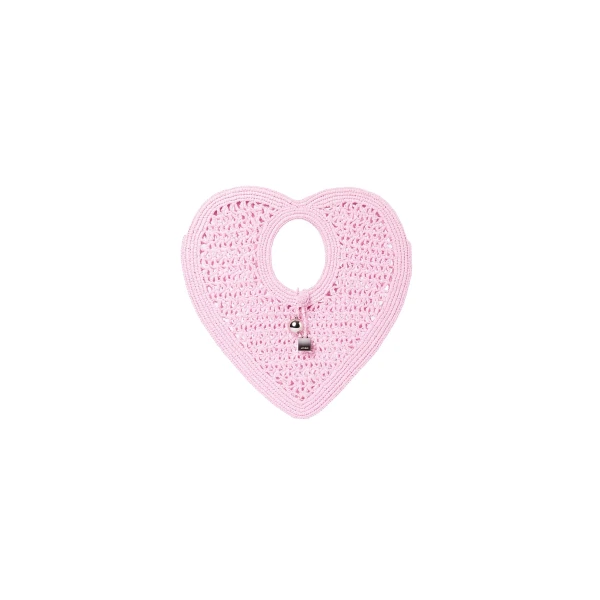 The Spiaggia Coeur Bag in Light Pink
