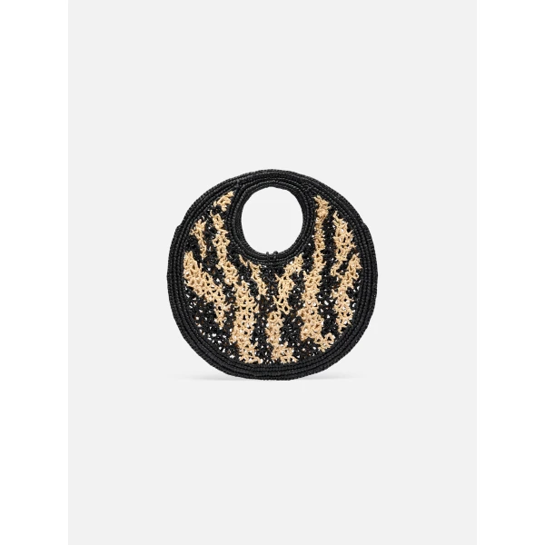 natural and black Jacquemus shoulder bag