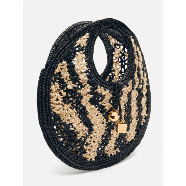 raffia shoulder bag