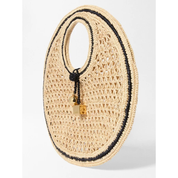 beige shoulder bag