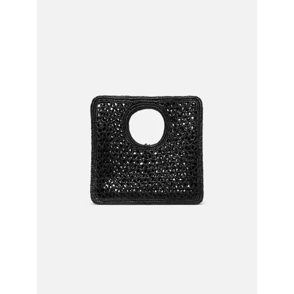 black Jacquemus tote bag