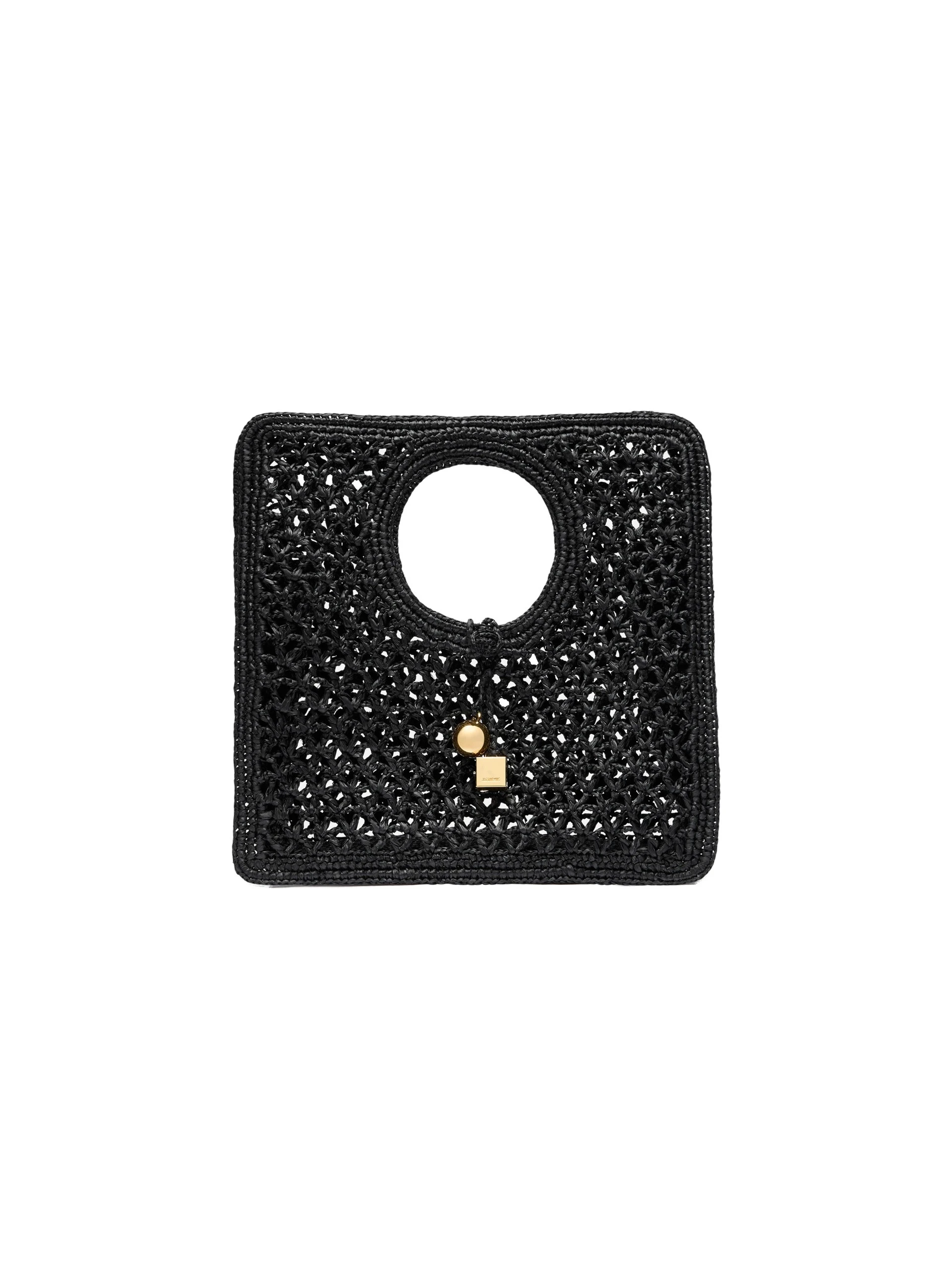 Jacquemus-The-Spiaggia-Small-Square-Bag-in-Black-coveti-white Jacquemus Spiaggia Small Square Bag