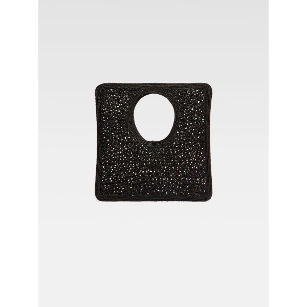 black Jacquemus tote bag