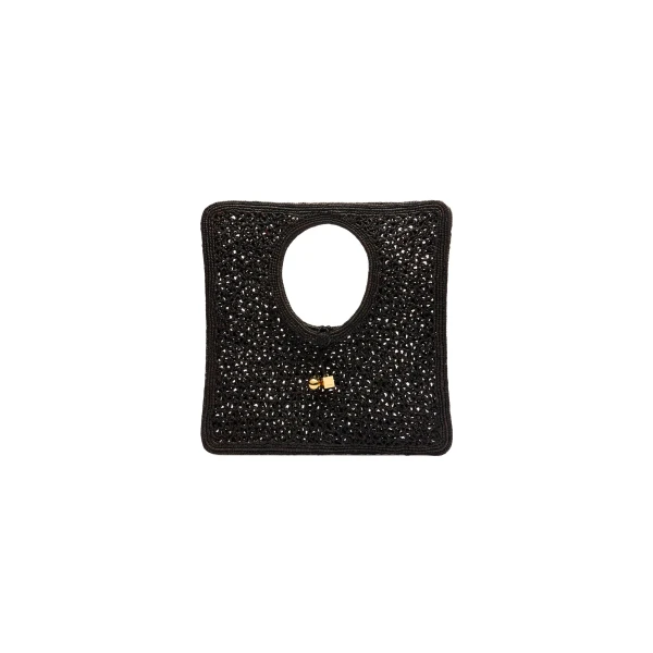 The Spiaggia Square Bag in Black