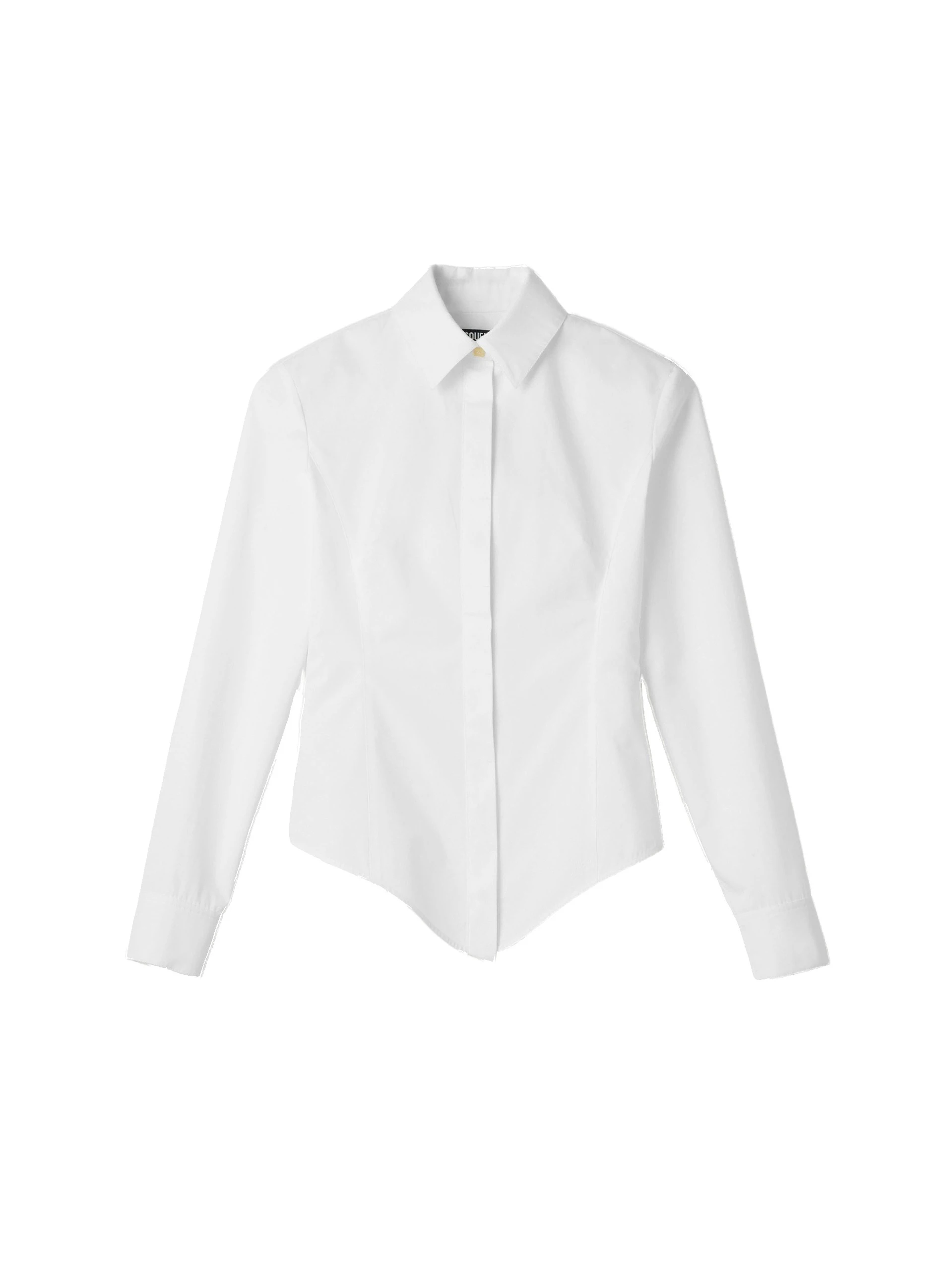 Jacquemus-The-Triangle-Shirt-in-White-coveti-white Jacquemus Triangle Shirt top