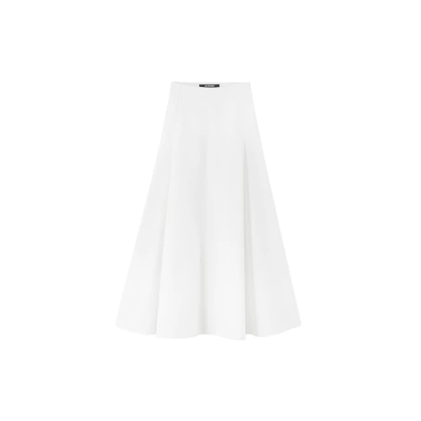The Triangle Skirt in White