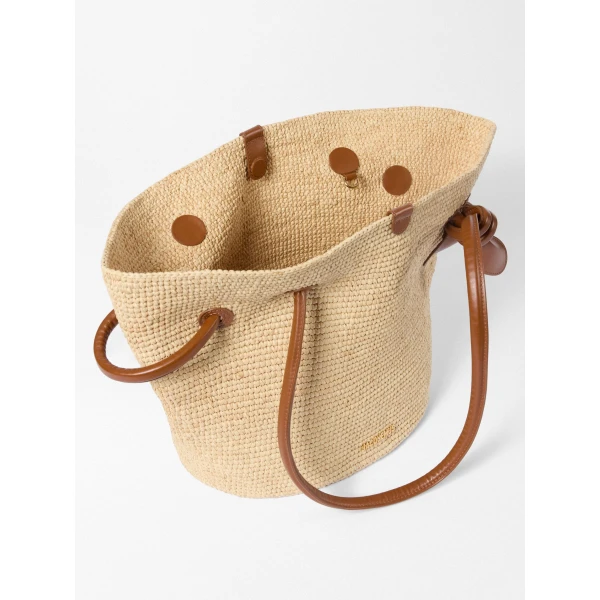 brown tote bag