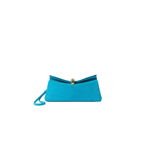 The Valerie Clutch in Medium Blue