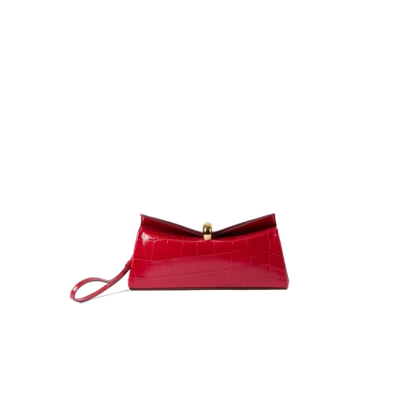 The Valerie Clutch in Red