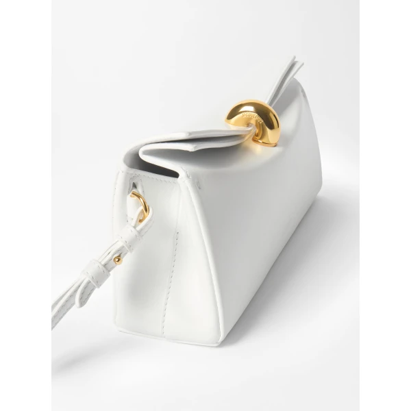 white Jacquemus clutch