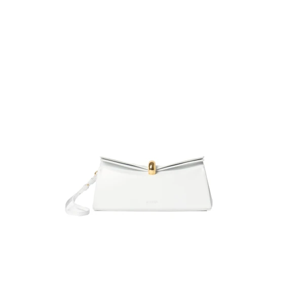 The Valerie Clutch in White