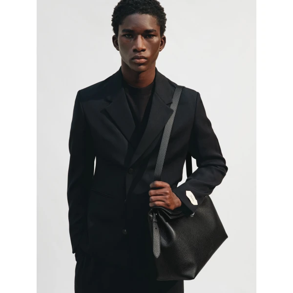 black Jacquemus shoulder bag