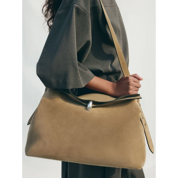 taupe Jacquemus shoulder bag