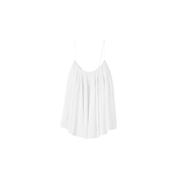 The Voile Top in White