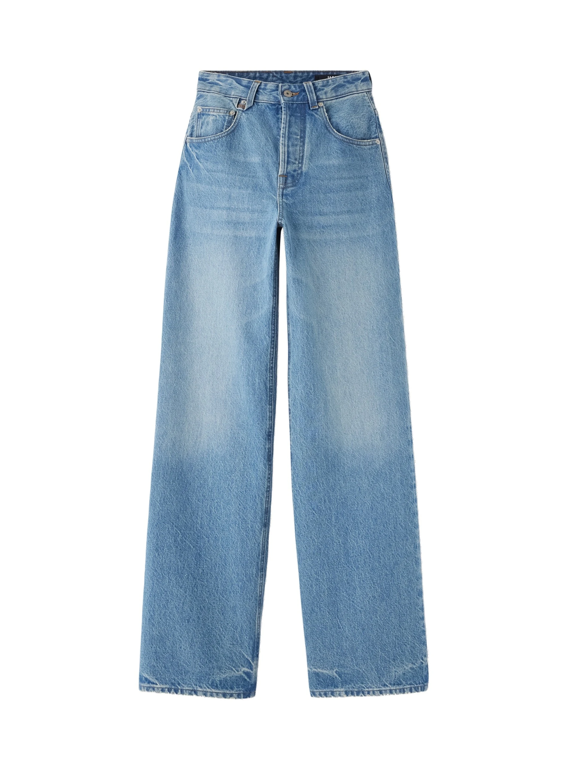 Jacquemus-The-Wide-De-Nimes-Denim-Pants-in-Blue-and-Tabac-coveti-white Jacquemus Wide De-Nimes Denim Pants trousers