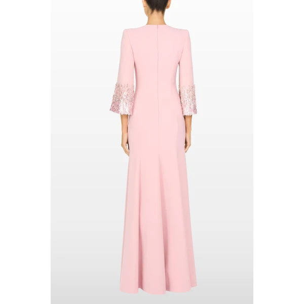 Jenny Packham Anita Dress in Pink Pearl | Evening Gowns | Luxury Shoes 