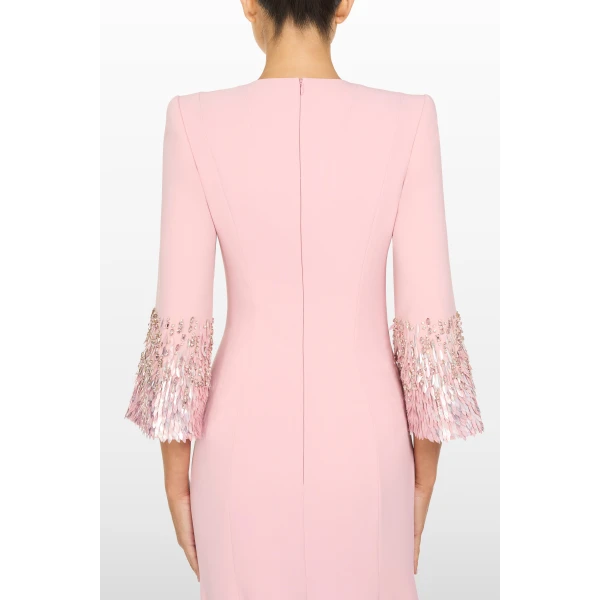 Jenny Packham Anita Dress in Pink Pearl | Evening Gowns | Luxury Shoes 
