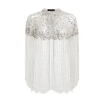 Jenny Packham Astralis Cape in Moonstone | Luxury Shoes 