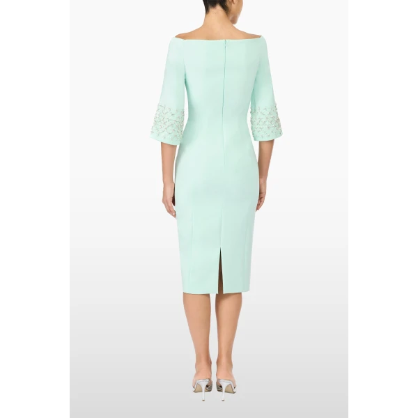 Jenny Packham Berkley Dress in Lagoon | Midi Dresses | Luxury Shoes 