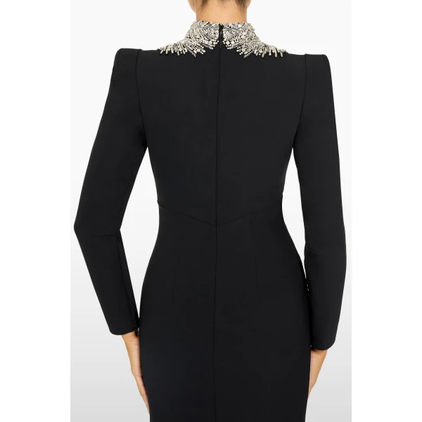 Jenny Packham Chama Dress in Liquorice | Evening Gowns | Luxury Shoes 