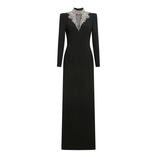Chama Dress in Liquorice