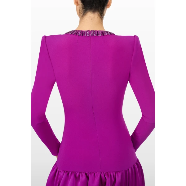 Jenny Packham Countessa Dress in Magenta | Mini Dresses | Luxury Shoes 