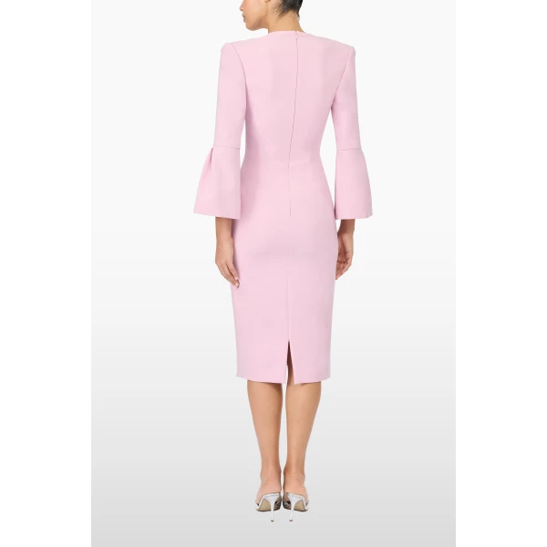 Jenny Packham Debut Dress in Tourmaline Pink | Midi Dresses | Luxury Shoes 