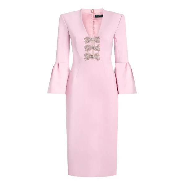 Debut Dress in Tourmaline Pink