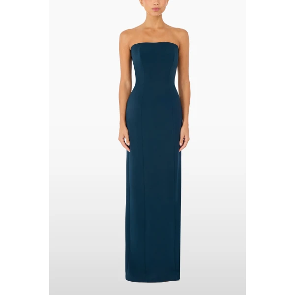 Jenny Packham Estelle Dress in Hawks Eye Blue | Evening Gowns | Luxury Shoes 