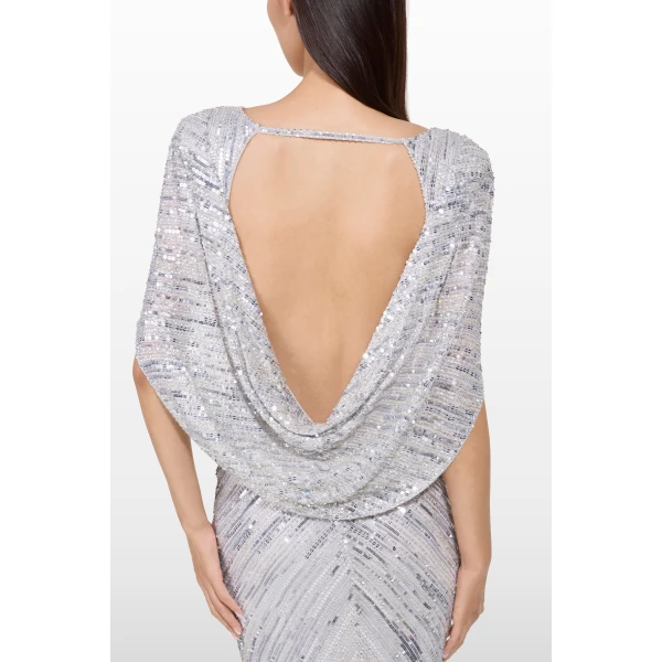Jenny Packham Fiore Dress in Ammonite | Evening Gowns | Luxury Shoes 