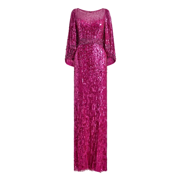 Ines Dress in Magenta