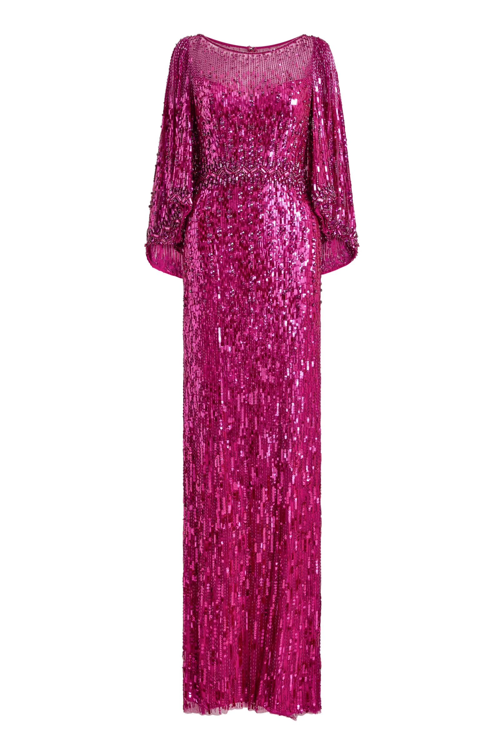 Jenny Packham Ines Dress in Magenta Jenny Packham Ines Dress in Magenta | Luxury Shoes