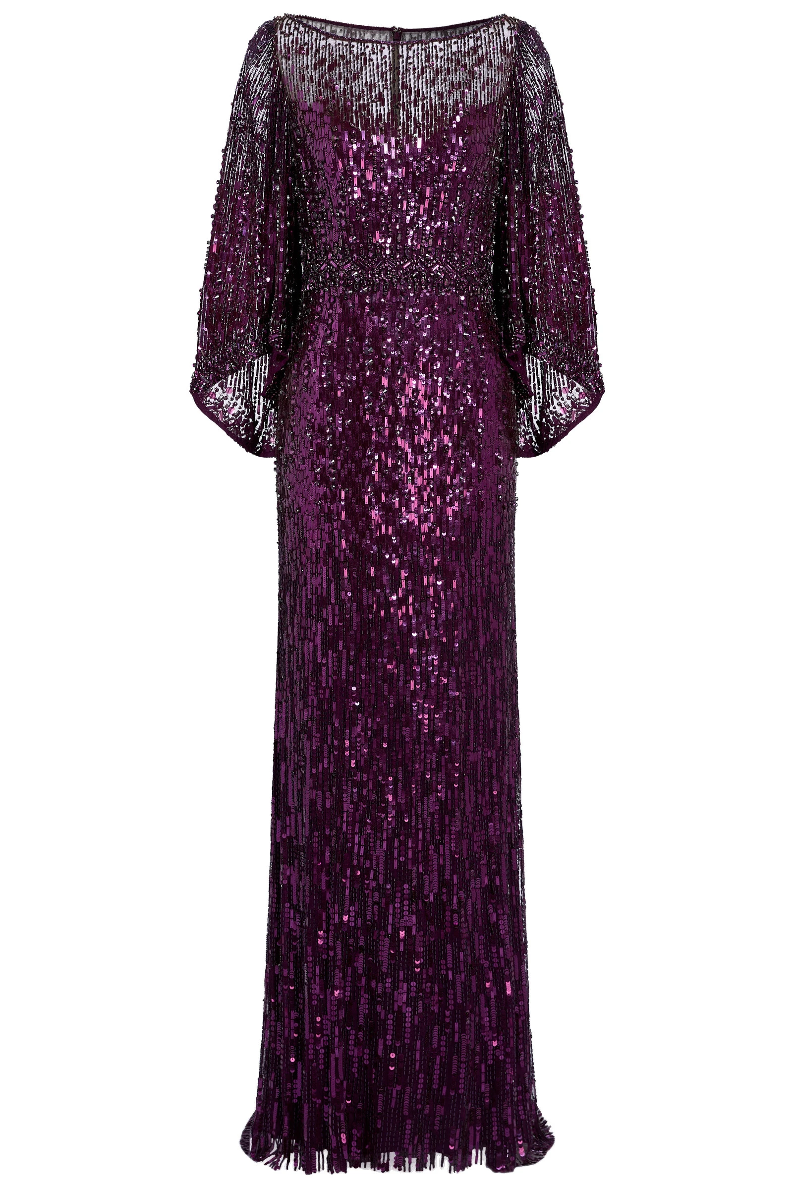 Jenny Packham Ines Dress in Purple Muscadine Jenny Packham Ines Dress in Purple Muscadine | Luxury Shoes