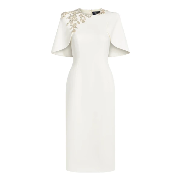 Jenny Packham Juniper Dress in Vanilla | Luxury Shoes 