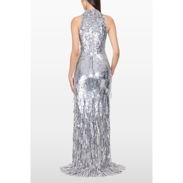 Jenny Packham Kimiko Dress in Ammonite | Evening Gowns | Luxury Shoes 