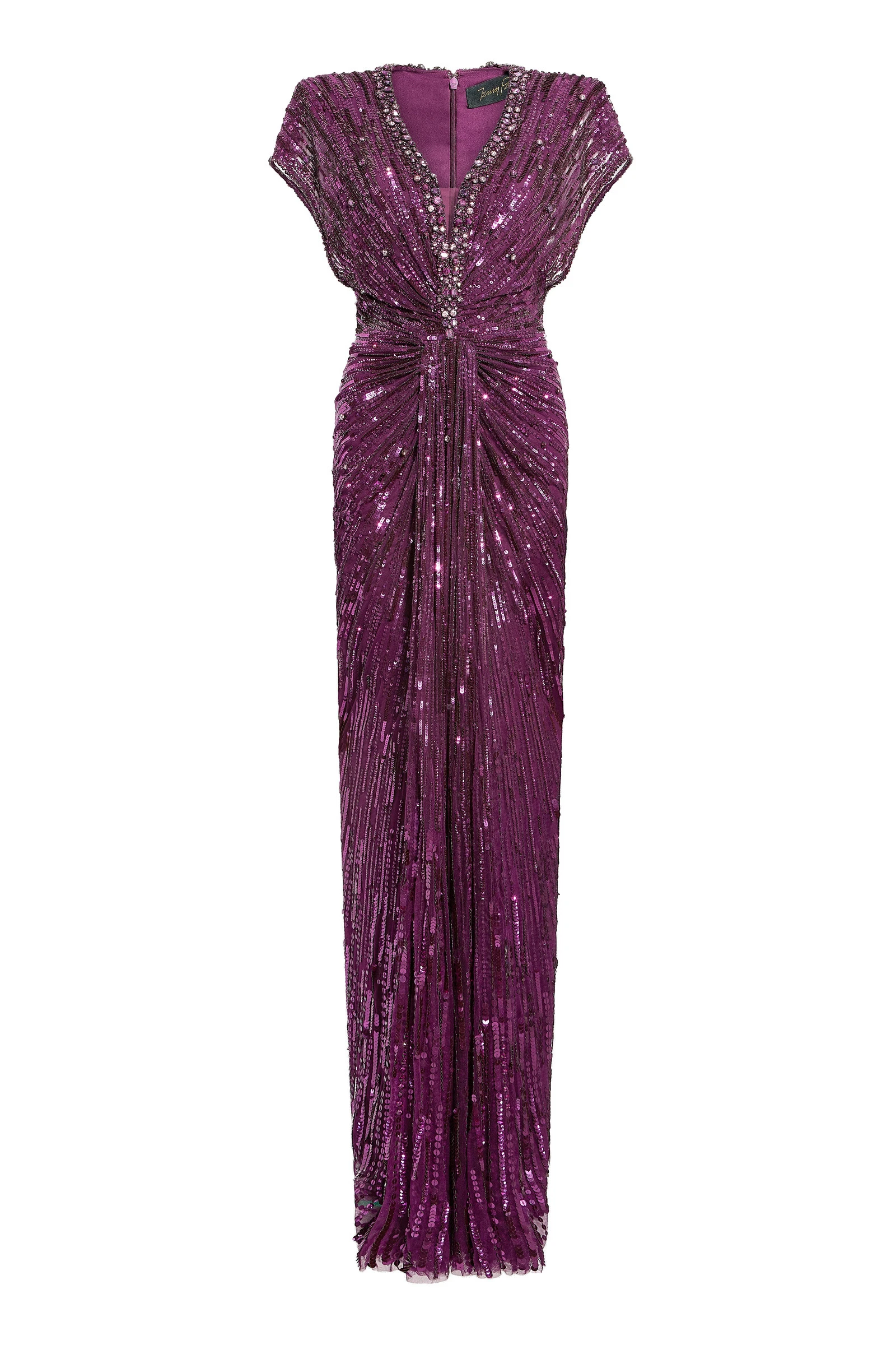 Jenny Packham Lacie Dress in Purple Muscadine Jenny Packham Lacie Dress in Purple Muscadine | Luxury Shoes