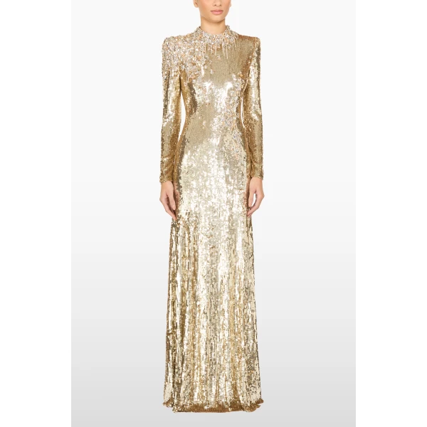 Jenny Packham Lina Dress in Illusion | Evening Gowns | Luxury Shoes 