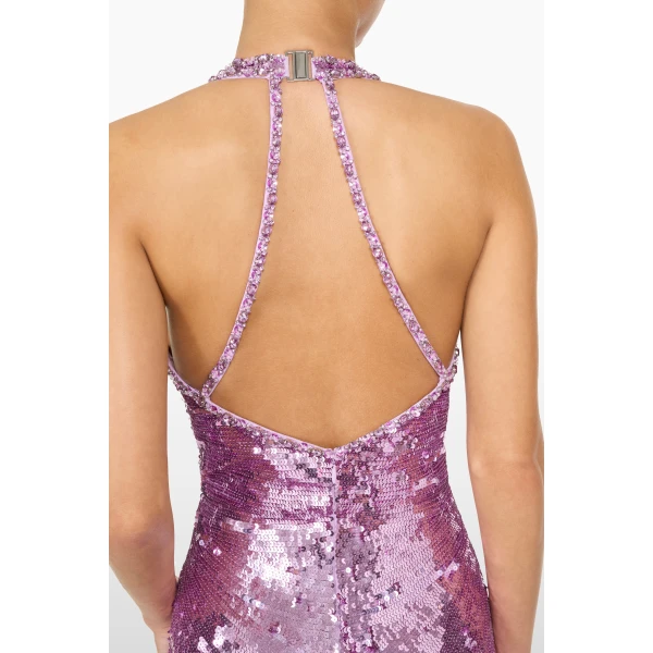Jenny Packham Lisette Dress in Lilac | Evening Gowns | Luxury Shoes 