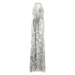 Jenny Packham Lisette Dress in Platinum | Luxury Shoes 