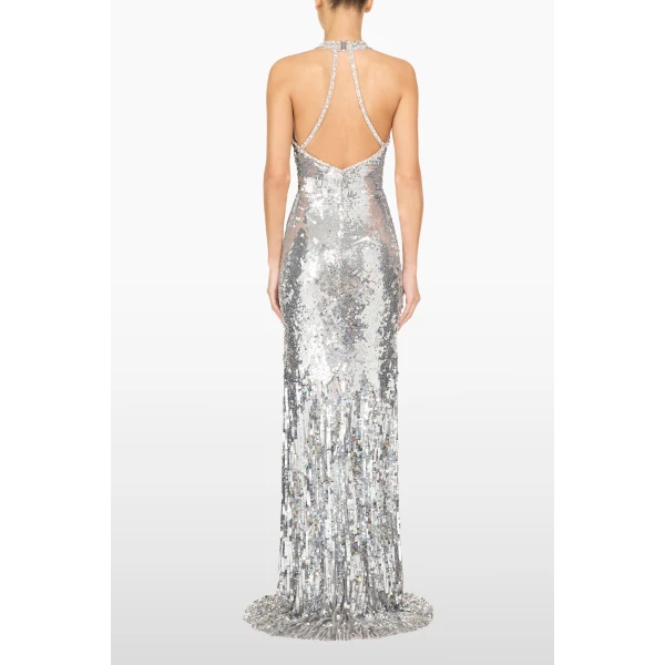 Jenny Packham Lisette Dress in Platinum | Evening Gowns | Luxury Shoes 