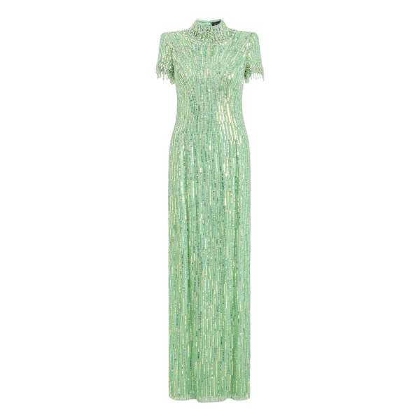 Jenny Packham Madeleine Dress in Parakeet | Luxury Shoes 